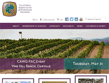 Tablet Screenshot of cawg.org